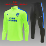 Kids Atletico Madrid Training Suit Neon Green 2026/27