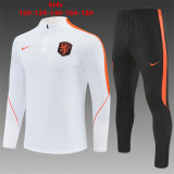Kids Netherlands Training Suit White 2026