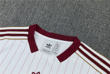 Mens Arsenal Short Training Suit White 2025/26