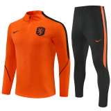 Mens Netherlands Training Suit Orange 2026