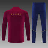 Kids Barcelona Training Suit Burgundy 2026/27