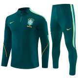 Mens Brazil Training Suit Dark Green 2026