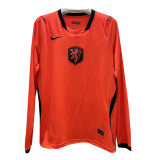 Mens Netherlands Home Jersey FIFA World Cup Long Sleeve 2026