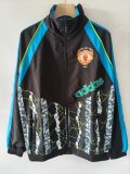 Mens Manchester United Retro Windrunner Jacket Black 1991/92