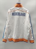 Mens Netherlands Retro Windrunner Jacket White 2010/11