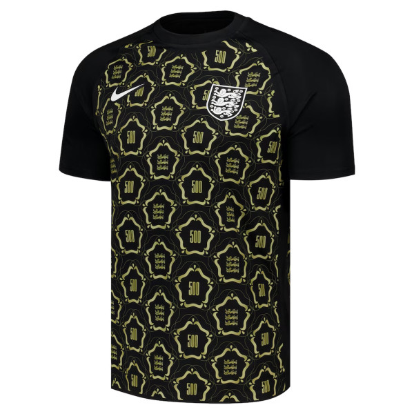 Mens England Lionesses Limited Edition 500th Anniversary Game Pre-Match Top Black Jersey FIFA World Cup 2026