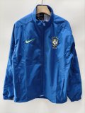 Mens Brazil Retro Windrunner Jacket Blue 1998