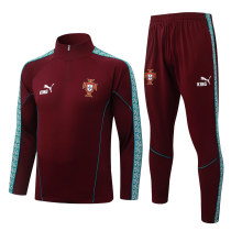 Mens Portugal Training Suit Burgundy 2026