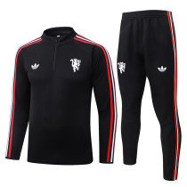Mens Manchester United Training Suit Black 2026/27