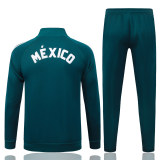 Mens Mexico Jacket + Pants Training Suit Dark Green 2026