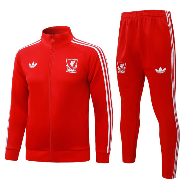 Mens Liverpool Jacket + Pants Training Suit Red 2026/27