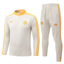 Mens Bayern Munich Training Suit Cream 2026/27