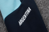 Mens Argentina Hoodie Jacket + Pants Training Suit Blue 2026