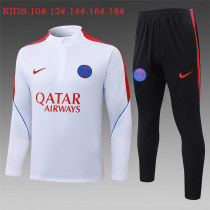 Kids PSG Training Suit White 2026/27