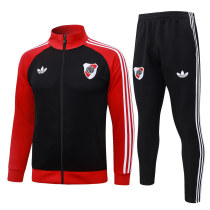 Mens River Plate Jacket + Pants Training Suit Black 2026/27