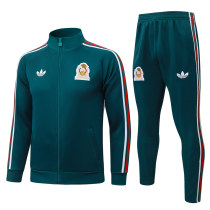 Mens Mexico Jacket + Pants Training Suit Dark Green 2026