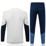 Mens Bayern Munich Training Suit Cream - Royal 2026/27