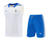 Mens Real Madrid Singlet Suit White 2025/26