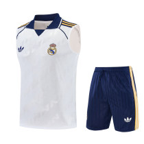 Mens Real Madrid Singlet Suit White 2026/27