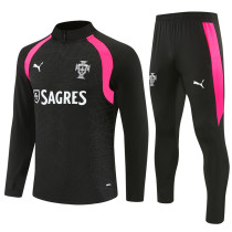 Mens Portugal Training Suit Black 2026