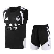 Mens Real Madrid Singlet Suit Black 2026/27