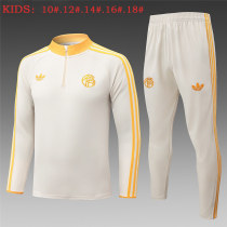Kids Bayern Munich Training Suit Cream 2026/27