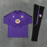 Kids Barcelona Training Suit Purple 2026/27