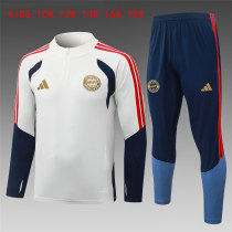 Kids Bayern Munich Training Suit Cream Royal 2026/27