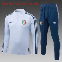 Kids Italy Training Suit Light Blue 2026