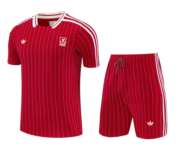 Mens Liverpool Short Training Suit Red 2026/27