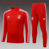 Kids Liverpool Training Suit Red 2026/27
