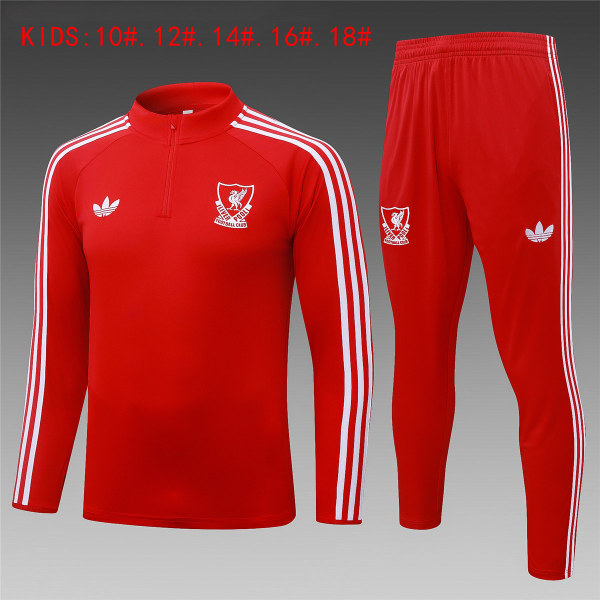 Kids Liverpool Training Suit Red 2026/27