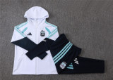 Kids Argentina Hoodie Jacket + Pants Training Suit White 2026
