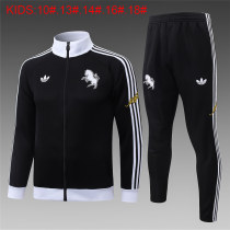 Kids Juventus Jacket + Pants Training Suit Black 2026/27