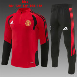 Kids Manchester United Training Suit Red 2026/27