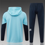 Kids Argentina Hoodie Jacket + Pants Training Suit Light Blue 2026