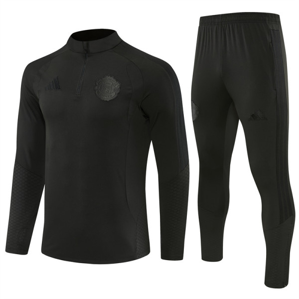 Mens Manchester United Training Suit Black 2026/27