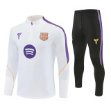 Mens Barcelona Training Suit White 2026/27