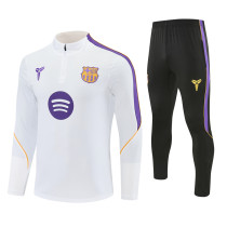 Mens Barcelona Training Suit White 2026/27