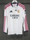 Mens Real Madrid Home Authentic Jersey Long Sleeve 2026/27 - Match