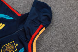 Mens Spain Hoodie Jacket + Pants Training Suit Navy 2026