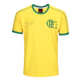 Mens Flamengo Retro Special Yellow Jersey 1986