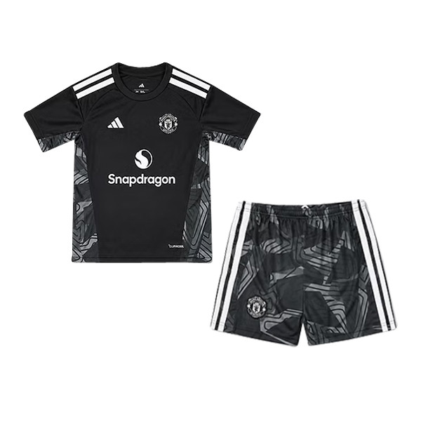 Kids Manchester United Goalkeeper Black Jersey 2026/27