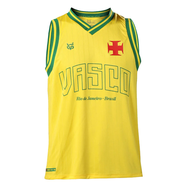Mens Vasco da Gama Brasil Louro da Colina Yellow Singlet 2026/27