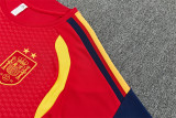 Mens Spain Short Training Suit Red 2026