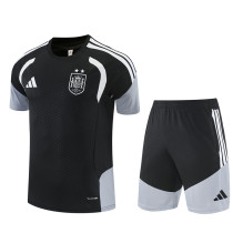 Mens Spain Short Training Suit Black 2026