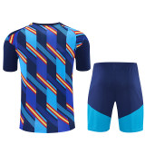 Mens Spain Short Training Suit Blue 2026