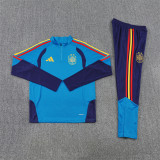 Kids Spain Training Suit Blue 2026