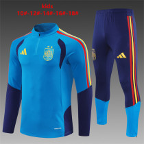 Kids Spain Training Suit Blue 2026