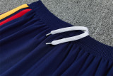 Mens Spain Short Training Suit Blue 2026